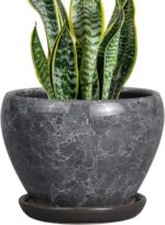 Ocean Blue Ceramic Planter