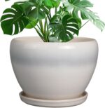 Ocean Blue Ceramic Planter