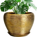 Ocean Blue Ceramic Planter
