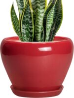 Ocean Blue Ceramic Planter