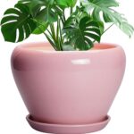 Ocean Blue Ceramic Planter