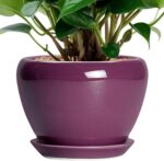 Ocean Blue Ceramic Planter
