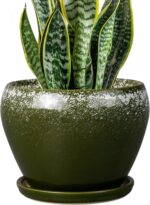 Ocean Blue Ceramic Planter