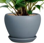 Ocean Blue Ceramic Planter