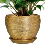 Ocean Blue Ceramic Planter