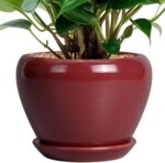 Ocean Blue Ceramic Planter