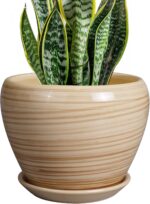 Ocean Blue Ceramic Planter