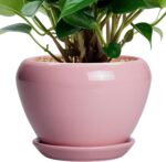 Ocean Blue Ceramic Planter