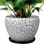 Ocean Blue Ceramic Planter