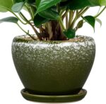 Ocean Blue Ceramic Planter