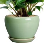 Ocean Blue Ceramic Planter