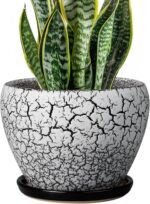 Ocean Blue Ceramic Planter