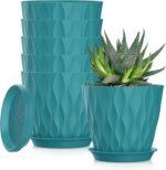 Wavy Design Plastic Planters