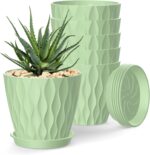 Wavy Design Plastic Planters
