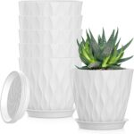 Wavy Design Plastic Planters
