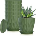 Wavy Design Plastic Planters