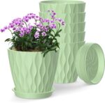 Wavy Design Plastic Planters