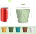Wavy Design Plastic Planters