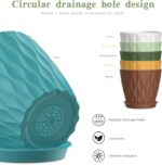 Wavy Design Plastic Planters