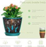 Wavy Design Plastic Planters