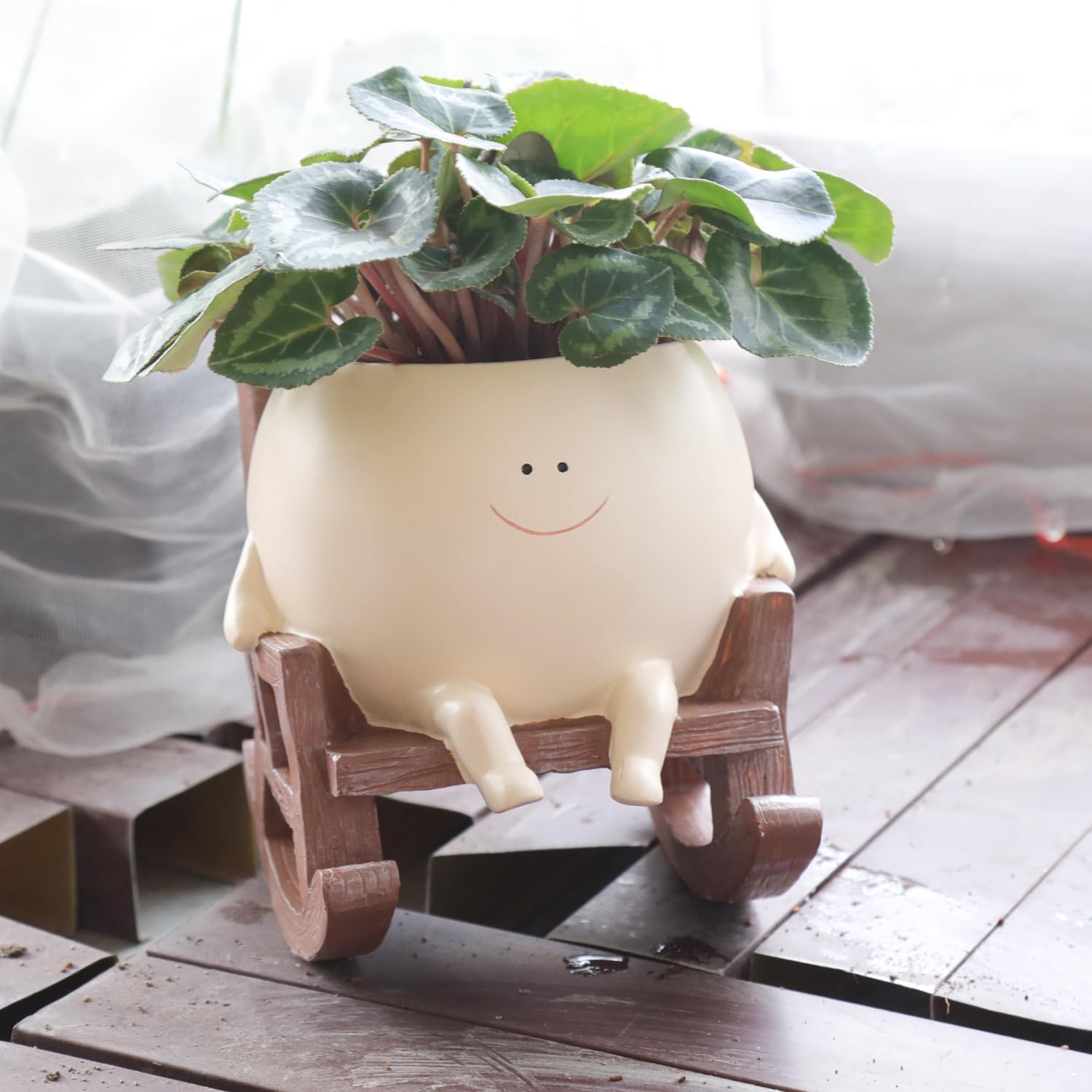 Cute Cartoon Resin Planter