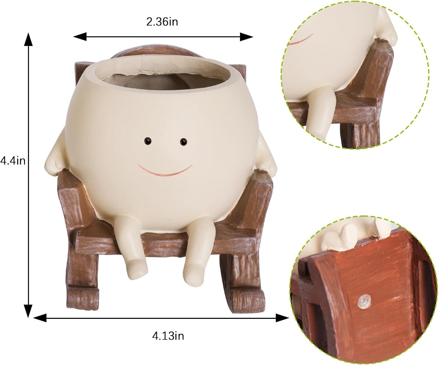 Cute Cartoon Resin Planter
