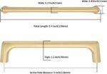 Chic Brushed Gold Cabinet Pulls