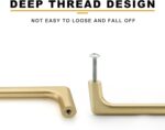 Chic Brushed Gold Cabinet Pulls