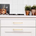 Modern Brushed Gold Cabinet Handles