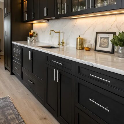 Satin Nickel Bar Cabinet Pulls