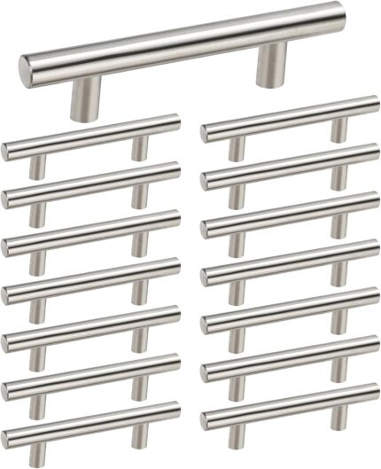 Satin Nickel Bar Cabinet Pulls