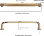 Elegant Champagne Bronze Cabinet Pulls