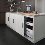 Sleek Matte Black Cabinet Handles