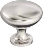 Brushed Nickel Round Cabinet Knobs
