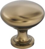 Brushed Nickel Round Cabinet Knobs