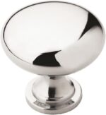 Brushed Nickel Round Cabinet Knobs