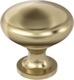 Brushed Nickel Round Cabinet Knobs