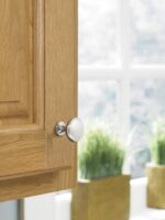 Brushed Nickel Round Cabinet Knobs