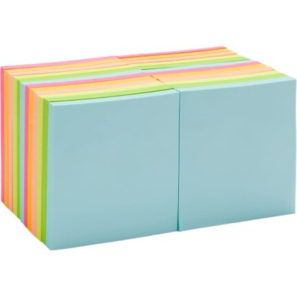 Assorted Pastel Sticky Notes – Assorted Pastel 3×3 Sticky Notes – Bulk