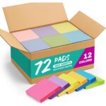 Vibrant 3×3 Sticky Notes Bulk Pack – 36 Pads, 12 Assorted Colors — image 8