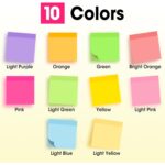 Mega Bulk 3×3 Sticky Notes – 150 Pads, 10 Bright Colors — image 4
