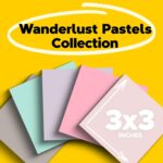Wanderlust Pastel Super Sticky Notes — 5 Pads, 3×3 Inch — image 2