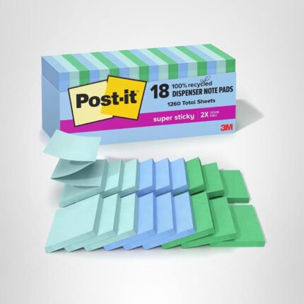 Oasis Dispenser Sticky Notes — Recycled Pop-up Pads