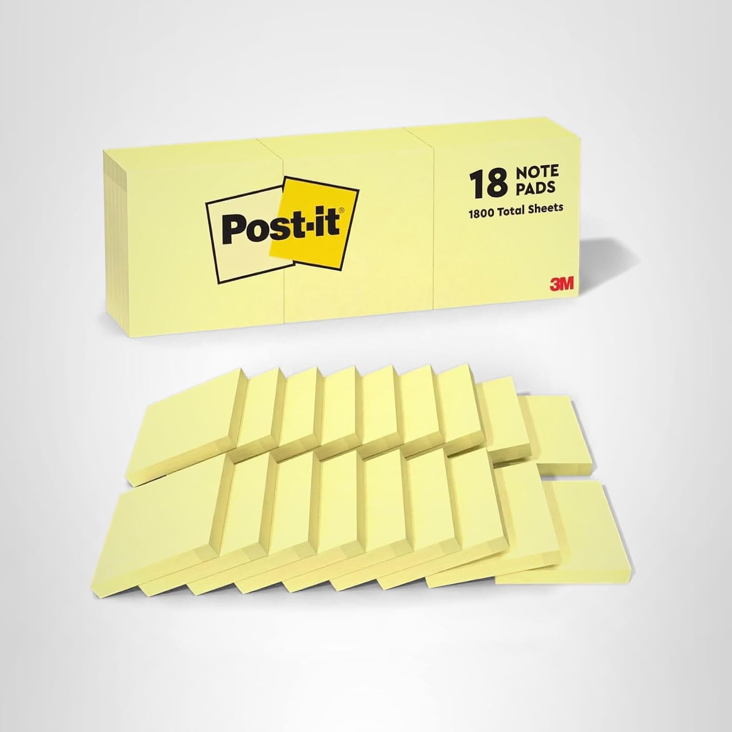 Yellow Sticky Notes Canary Yellow Sticky Notes — Original 3×3 Inch Pads