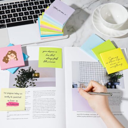 Premium 3×3 Sticky Notes – 18 Pads, 1008 Sheets, Assorted Colors — image 2