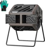 'ING Dual-Chamber Tumbling Composter