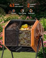 'ING Dual-Chamber Tumbling Composter