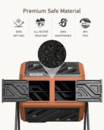 'ING Dual-Chamber Tumbling Composter
