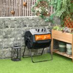 43 Gallon Dual Chamber Tumbling Composter