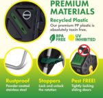 18.5 Gallon Small Space Tumbling Composter